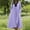 01-Purple dresses for women, variant on Women Dresses for Summer Long Elegant Cotton Linen Maxi Dresses Summer Colorblock Loose V Neck Long Sleeve Swing Casual Dress with Pockets Vestido Para Fiesta Gray L