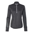thumbnail image 3 of Adidas Womens Heathered Sweatshirt, Black, X-Large, 3 of 4