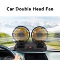 thumbnail image 3 of Fans Del Coche, Ventilador De La Cabeza Del Doble Del Coche De La Instalación Adhesiva De 2 Velocidades Para El Vehículo Con El Encendedor De Cigarros, 3 of 7