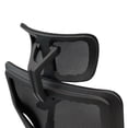 thumbnail image 4 of Stand Up Desk Store Ergonomic Office Chair with Adjustable Headrest, Lumbar Support, and Armrests (Black Frame/Black Cush-ions), 4 of 9