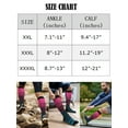 thumbnail image 3 of Gustave Plus Size Compression Socks for Women Men 2 Pairs Wide Calf Knee High Support Stockings Circulation Socks for Nurses, Pregnancy, Athletic, Running, Travel, 3 of 8