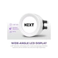 thumbnail image 3 of NZXT Kraken Elite RGB 360mm - RL-KR36E-W1 – RGB AIO CPU Liquid Cooler – Customizable LCD Display - 3 x F120RGB Core Fans Radiator Fans White LGA 1851/1700 AMD AM5 Compatible, 3 of 5