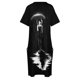 thumbnail image 5 of Vestido de bolsillo suelto "Deseo de la Muerte", vestido de noche para mujer, ropa de verano para mujer, 5 of 7