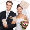 thumbnail image 5 of 8pcs Wooden Greeting Cards Wedding Vow Books Officiant Wedding Day Card Bride and Groom Bridal Shower Gifts Booklet Keepsake Vow Renewal Notebook Mr and Mrs Marriage Vows Cards White, 5 of 6