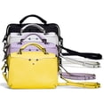thumbnail image 4 of Ferwind Women's Uptown Satchel Kitty Face Eyes Snout Hardware Cream, 4 of 5