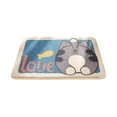 thumbnail image 2 of Moyic Excelente alfombra de baño absorbente de agua diseñada para baño, alfombras de baño secas, alfombras de baño Juegos de accesorios de baño gato, 2 of 6