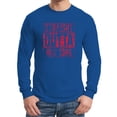thumbnail image 5 of Straight Outta New York Long Sleeve T-Shirt - Medium - Royal, 5 of 6