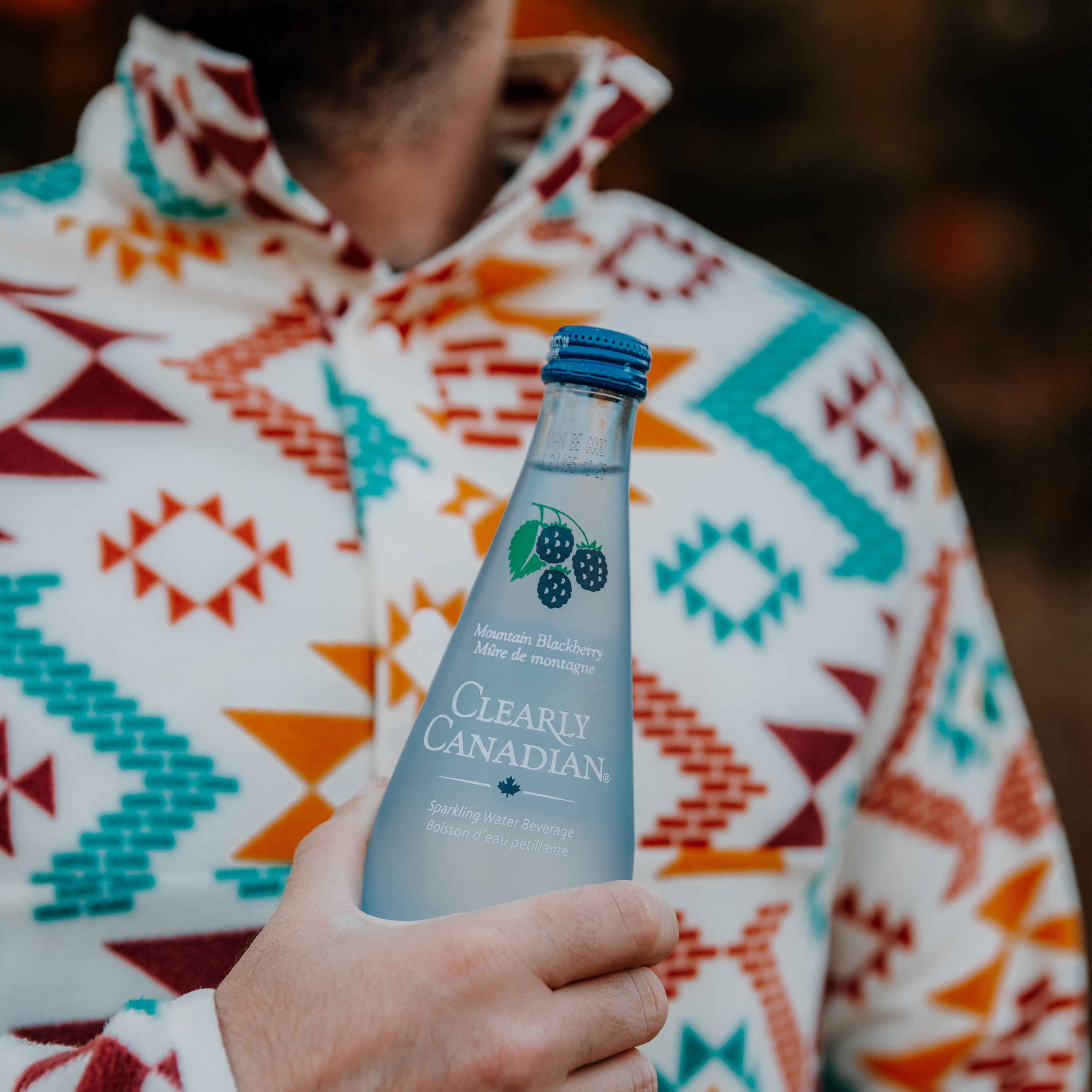 Clearly Canadian Sparkling Water Mountain Blackberry, 11 oz.