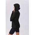 thumbnail image 4 of Pinspark Women's Sun Protection Athletic Jackets with Hood Lightweight Long Sleeve Track Tops Full Zip Up Workout Activewear with Pockets, 4 of 7