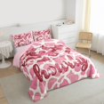 thumbnail image 3 of Homewish Pink Cowgirl Hat 3 Pieces Queen Comforter Set for Female Men Adults,Western Theme Ultra Soft Bedding Sets,Leopard Cheetah Print Bedding Comforter Set Breathable,Ultra Soft Home Decor, 3 of 8