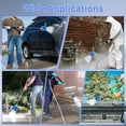 thumbnail image 6 of 360° Rotating Pressure Washer Nozzle - 2.5 Orifice, 4000 PSI Max, 1/4" Quick Connector, Triple/Quadruple Spray Coverage, Cleans 4x Faster, for Driveways & Patios, 1PC, 6 of 9