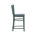 thumbnail image 6 of Linon Neville 24" Mid Back Counter Stools, Set of 2, Hunter Green, 6 of 14