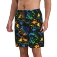 thumbnail image 2 of Naloa Retro Truck Men's Beach Shorts, Surfing shorts, Swim trunks, Quick Dry Swim Trunks for Surfing Beach Fun - Small, 2 of 9
