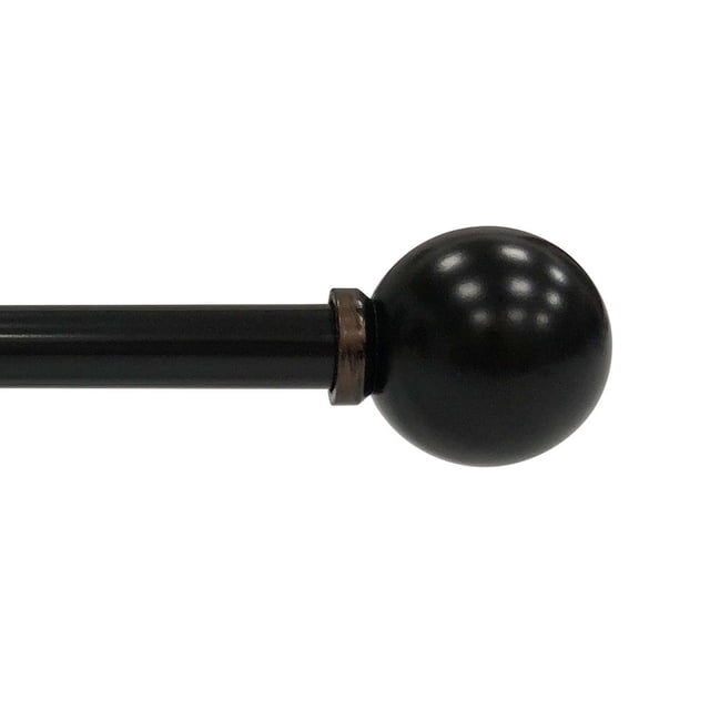 Barra Cortinero Ajustable 5/8" Café 71-121 Cm