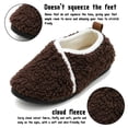 thumbnail image 2 of Knivor Closed Back Slippers for Women Slipper Socks Sherpa Fleece V‑Trim Slip On Indoor Outdoor Non Slip House Shoes, 2 of 8