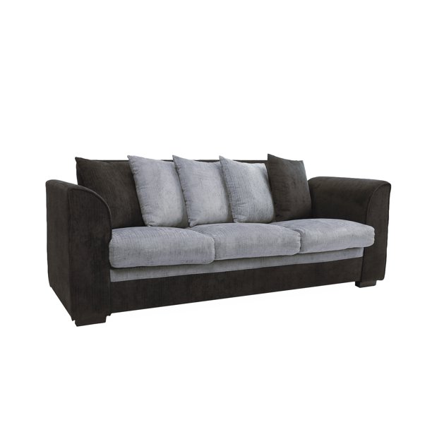 Sofa Black/Grey fabric