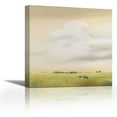thumbnail image 1 of Cows I - Contemporary Fine Art Giclee on Canvas Gallery Wrap - wall décor - Art painting - 36 x 36 Inch - Ready to Hang, 1 of 2