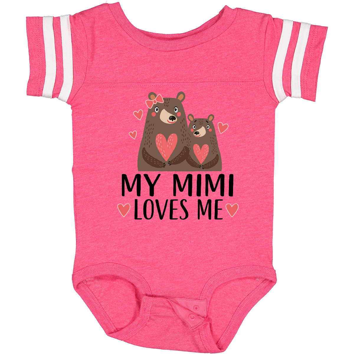 Inktastic My Mimi Loves Me Bear Boys or Girls Baby Bodysuit