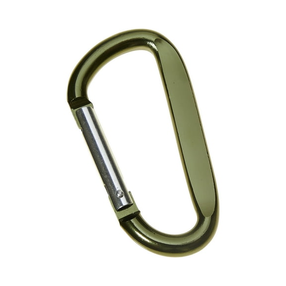 Allen Company 3 Inch General Purpose Carabiner - Lightweight Aluminum - Green