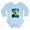 Sky Blue, variant on CafePress - Ukrainian President Zelenskyy Ukraine Fl Body Suit - Long Sleeve Cotton Baby Bodysuit