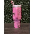thumbnail image 4 of Vaso Stanley de Kuromi de 40 Oz | Taza Stanley de Hello Kitty de Sanrio | Botella de Agua Rosa Peonía | Envoltura Completa con Grabado Láser Personalizado | obsequios para Ella, 4 of 10