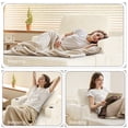 thumbnail image 6 of Homall Oversized Boneless Sofa Chair Deep Seat Sleeper Sofa Chaise Lounge Chair Indoor for living room,White, 6 of 8