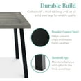 thumbnail image 6 of Best Choice Products 6-Person Indoor Outdoor Patio Rustic Acacia Wood Picnic Dining Table w/ Metal Legs - Weathered Gray, 6 of 8
