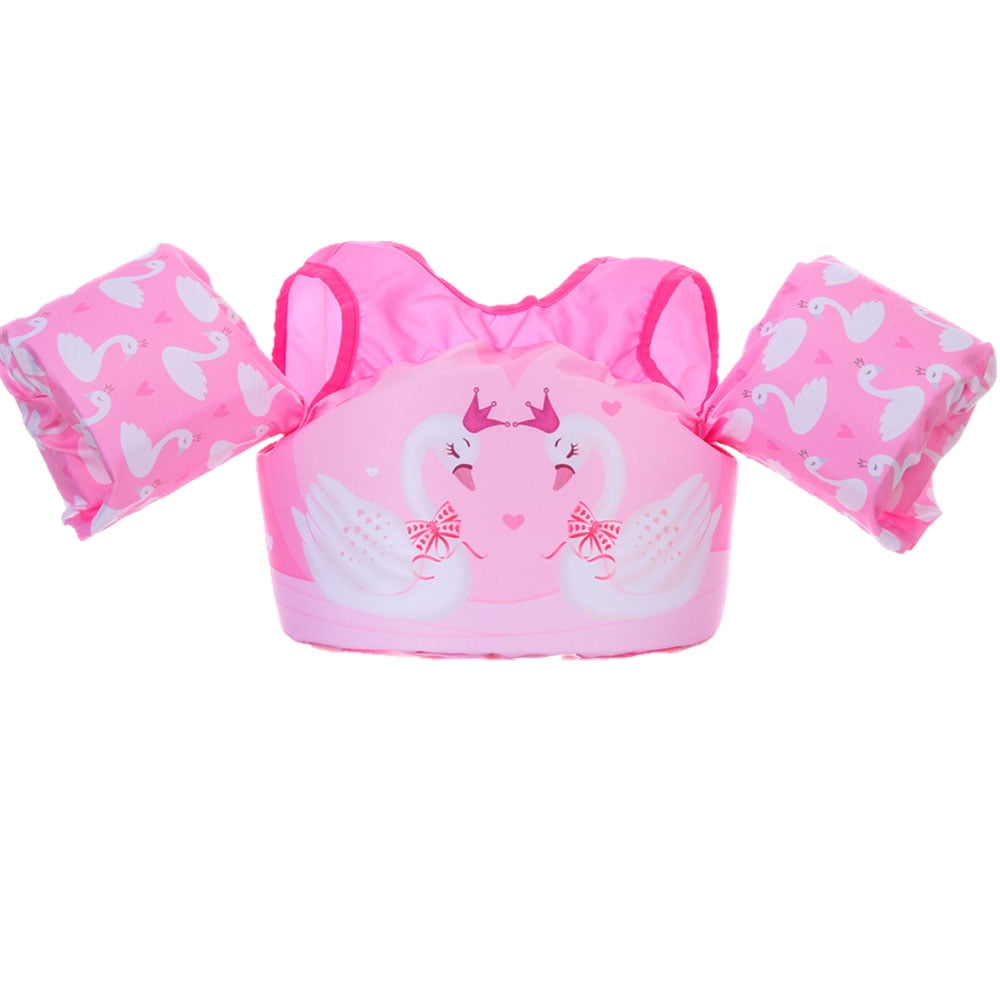 Toddlers Swim Vest 27 Years 3055Lbs Boys Girls Kids Swim Life Jacket for Learn to Swim Water