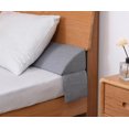 thumbnail image 1 of SURJDE Queen Bed Wedge Pillow,Mattress Gap Filler,Headboard Pillow,Bed Gaps Filler(0-3.5"),Bolster Pillow,Bed Wedge Pillow for headboard,No More Pillows Falling Behind The Bed(Grey 6.5"x4.5"x6, 1 of 6