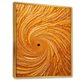 thumbnail image 2 of Designart "Orange Abstract Swirl Assemblage II" Abstract Framed Wall Art - Modern Orange Abstract Collages Hallway Framed Wall Art Decor, 2 of 6