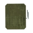 thumbnail image 1 of Advancent Bolsa para cuchillos hecha de lona verde, gran capacidad y portátil para almacenamiento de cuchillos, bolsa enrollable que no se Organizadores de utensilios de cocina Ejercito verde, 1 of 6