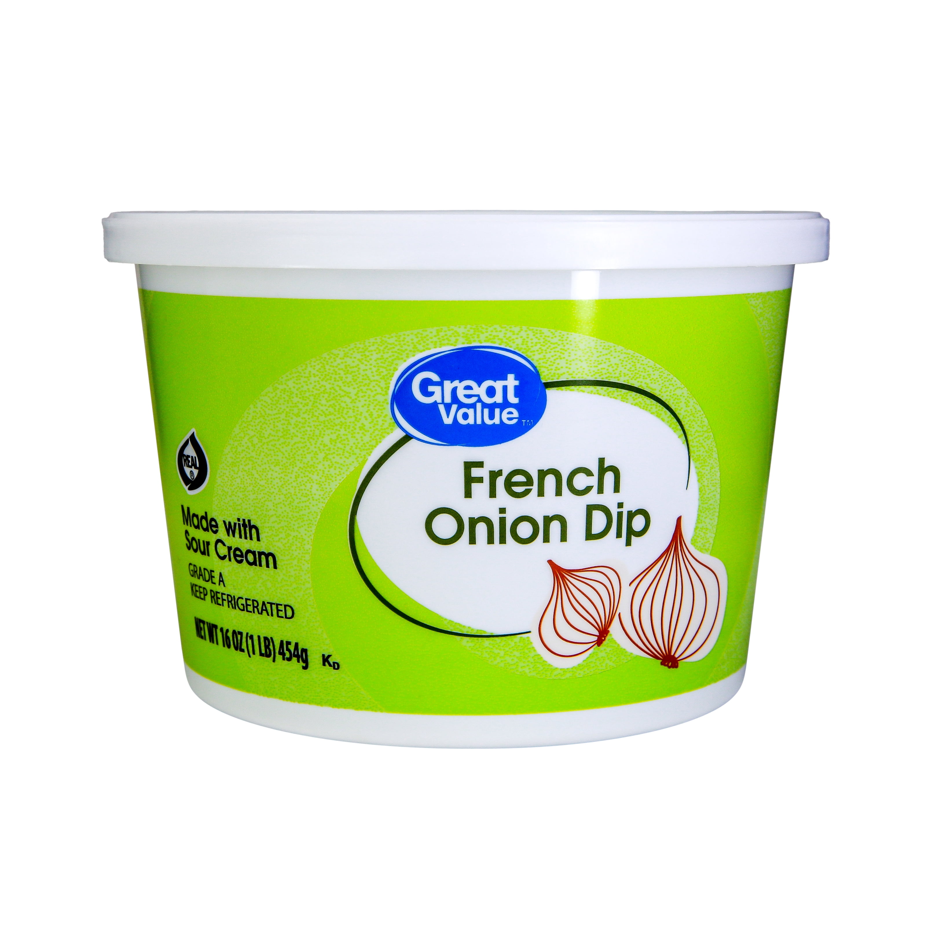 Great Value French Onion Dip, 16 oz Tub