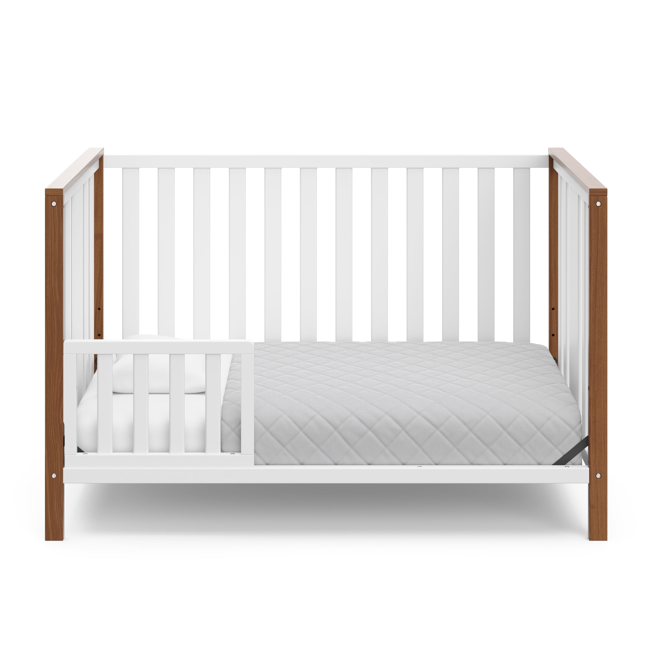 Storkcraft Modern Pacific 4-in-1 Convertible Baby Crib, Vintage Driftwood