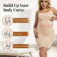 thumbnail image 4 of ANYFIT WEAR Round Neck Shapewear Slip for Women Tummy Control Body Shaper Under Dress Seamless Lingerie with Adjustable Straps, 4 of 8