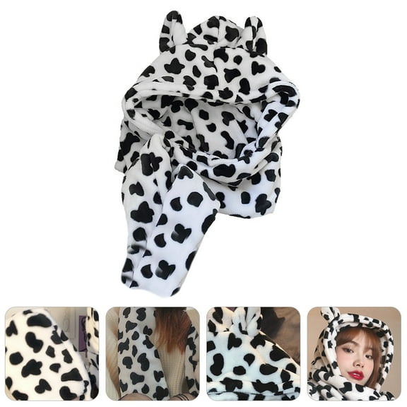 Homoyoyo Girls Thermal Hat One Piece Design Cold Weather Winter Warm Beanie 1 Set