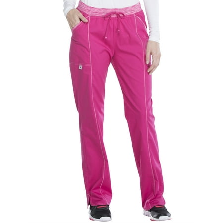 Scrubstar Women's Fashion Collection Drawstring Scrub Pant with Space-Dyed Contrast