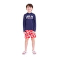 thumbnail image 3 of U.S Polo Assn. Hibiscus Print Swim Short with Brief Liner, Sizes 4-18, 3 of 4