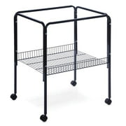 Prevue Pet Products Rolling Stand with Shelf, Black