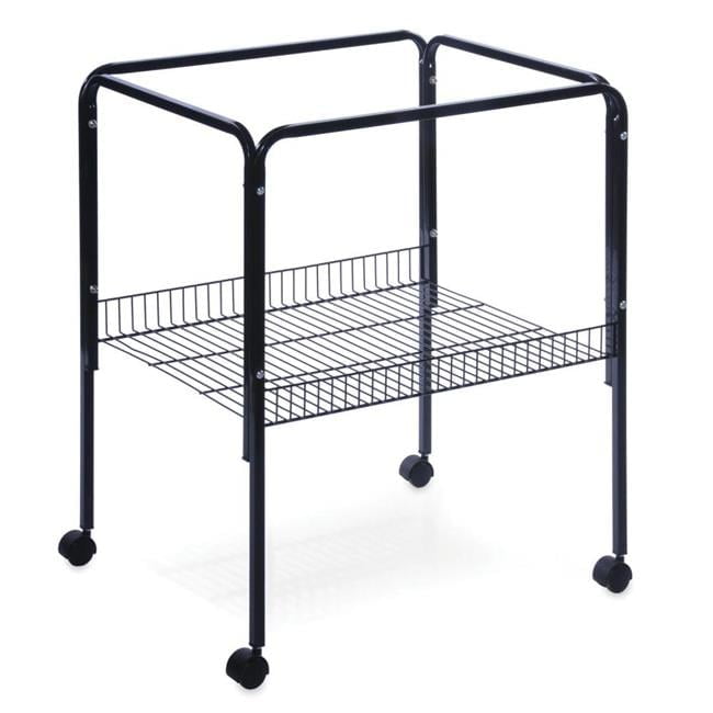 Prevue Pet Products Rolling Stand with Shelf, Black