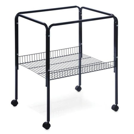 Prevue Pet Products Rolling Stand with Shelf, Black