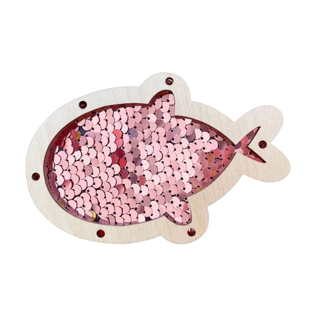 Tablero de actividades Material Desarrollo Juguetes Habilidades básicas Aprendizaje Color Cognitivo para Pez rojo rosa
