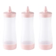 thumbnail image 1 of Botellas de plástico para condimentos, dispensadores de salsa, accesorios para barbacoa, salsa de tomate, mermelada de mostaza (rosa), 3 uds., 1 of 6