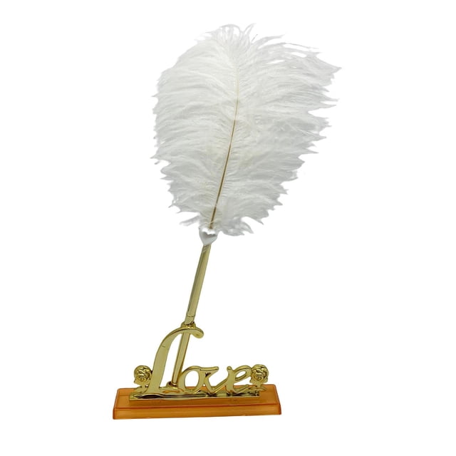 Bolígrafo de con soporte decorativo "", bolígrafo de firma para , bolígrafo para libro de perfecl Boda de firma de la pluma