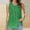 Green(New), variant on PNTUTB Women's Summer Versatile Fashion Print Casual Crew Neck Pullover Loose Comfortable Sleeveless Tops