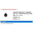 thumbnail image 2 of Lower Fuel Injector Seal - Compatible with 1976 - 1980 Mercedes-Benz 450SL 1977 1978 1979, 2 of 2