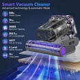 thumbnail image 2 of Mattress Vacuum Cleaner with Heat, 16kPa Strong Suction & HEPA Filter, Deep Cleans Dust, Particles, Pet Hair from Bed, Couch, Carpet, 500W Corded, Gray, 2 of 10