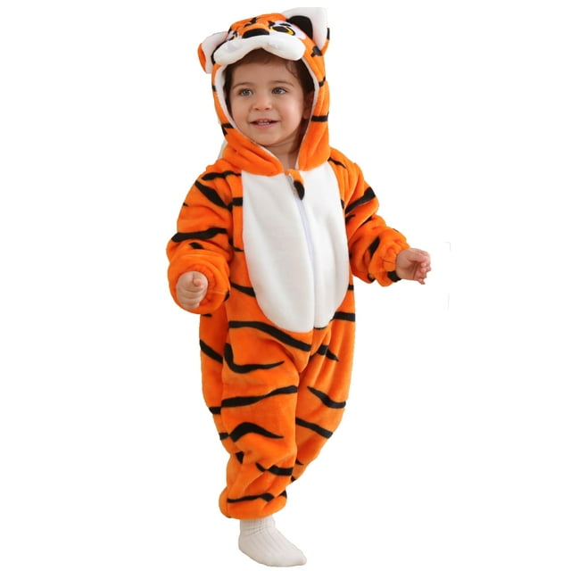 Mameluco con capucha DarkCom, unisex, con forma de animal bebé, de 2 a 3 años