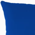 thumbnail image 2 of Jordan Manufacturing Sunbrella 18" x 18" Canvas Pacific Blue Solid Square Outdoor Throw Pillows (2 Pack), 2 of 8