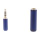 thumbnail image 1 of Par de 3,5 Mm 1/8 " 4 Polos + Conector a / V Conector de Soldadura Azul, 1 of 9