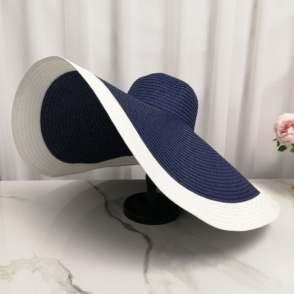 Oversized Sun Straw Hat for Women Floppy Wide Brim Sun Protection Hats